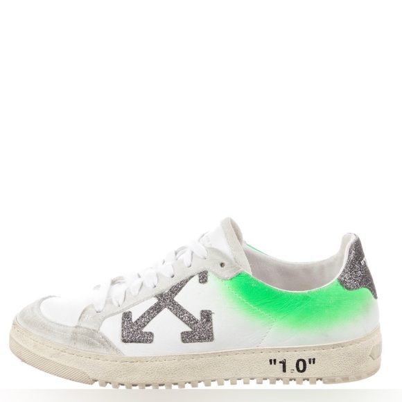 •   Off-White c/o Virgil Abloh Cup Sole 1.0 Low Top Sneakers . Women size 7 - Picture 3 of 6